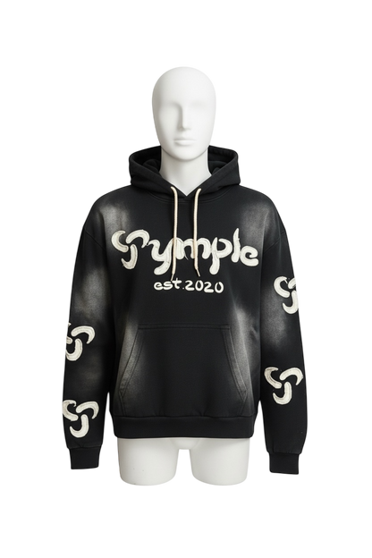 Symple/washed Black Hoody