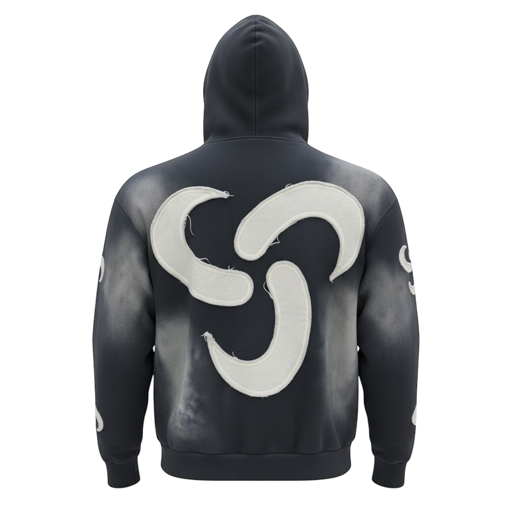 Symple/washed Black Hoody